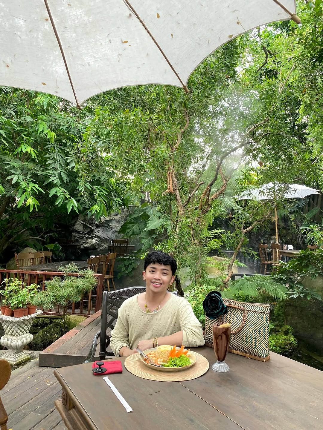 Travel and lifestyle moment — wearing Bead Factory PH accessories on an outdoor adventure