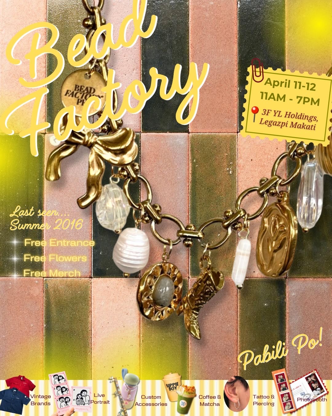 Bead Factory PH pop-up event Pabili Po